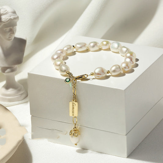 Natural Zircon Pearl Luxury Bracelet